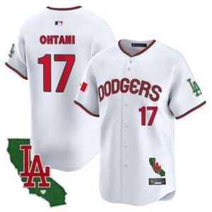 Men's Dodgers Mexico California Patch Vapor Premier Limited Jersey V3 - All Stitched