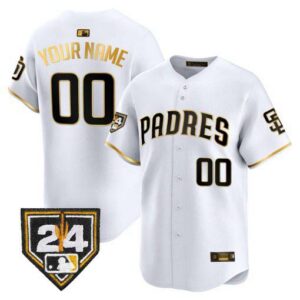 Padres 2024 Spring Training Patch Vapor Premier Limited Custom Jersey - All Stitched