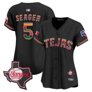Women's Texas Rangers Mexico Texas Patch Vapor Premier Limited Jersey - All Stitched