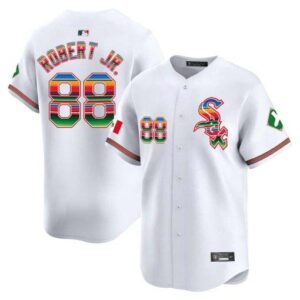 Men's Chicago White Sox Mexico Vapor Premier Limited white luis-robert-jr Jersey V2