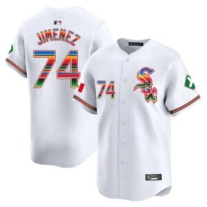 Men's Chicago White Sox Mexico Vapor Premier Limited white eloy-jimenez Jersey V2