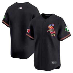 Men's Chicago White Sox Mexico Vapor Premier Limited black team Jersey V2
