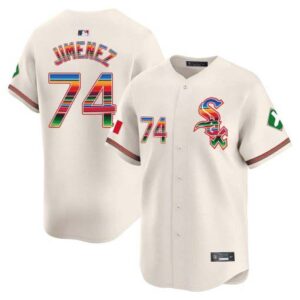 Men's Chicago White Sox Mexico Vapor Premier Limited cream eloy-jimenez Jersey V2