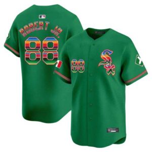 Men's Chicago White Sox Mexico Vapor Premier Limited green luis-robert-jr Jersey V2