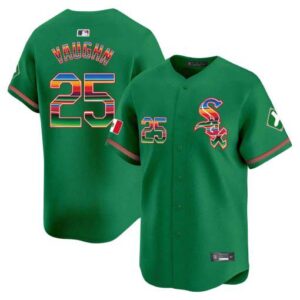 Men's Chicago White Sox Mexico Vapor Premier Limited green andrew-vaughn Jersey V2
