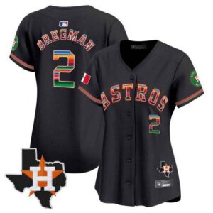 Women's Astros Mexico Texas Patch Vapor Premier Limited Jersey - All Stitched