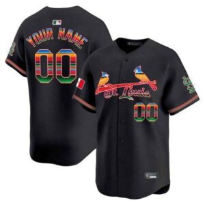 St. Louis Cardinals Mexico Vapor Premier Limited Custom Jersey - All Stitched