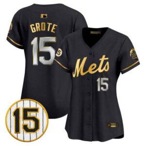 Women's New York Mets Jerry Grote Patch Vapor Premier Limited Jersey - All Stitched