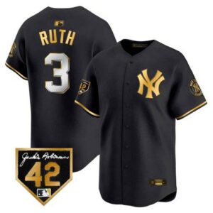 Men's New York Yankees 2024 Jackie Robinson Patch Vapor Premier Limited Jersey - All Stitched