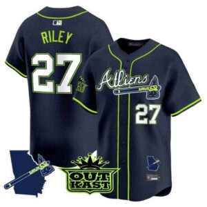 Men's Atlanta Braves Atliens Vapor Premier Limited Jersey V2 - All Stitched