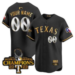 Texas Rangers 2023 World Series Champions City Connect Vapor Premier Limited Custom Jersey - All Stitched