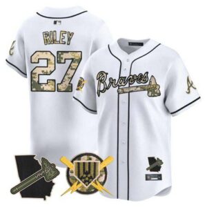 Men's Atlanta Braves Armed Forces Day Vapor Premier Limited Jersey - All Stitched