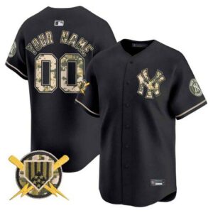 New York Yankees Armed Forces Day Vapor Premier Limited Custom Jersey - All Stitched
