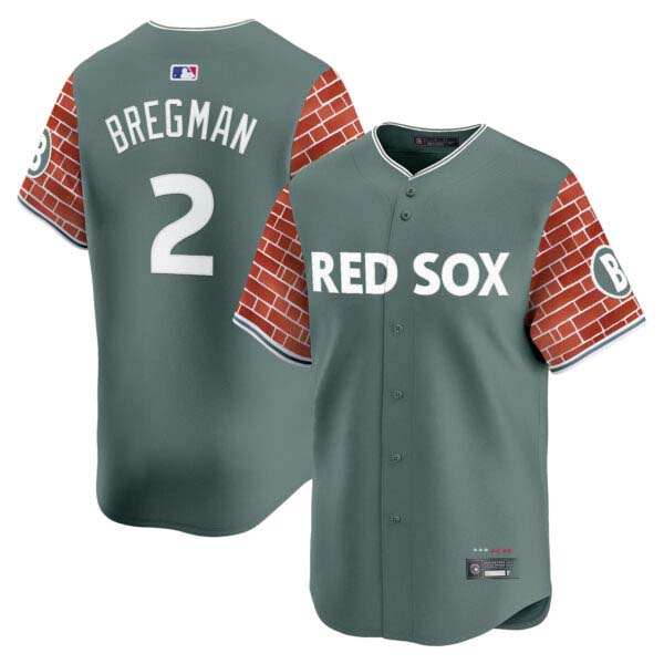 Men’s Boston Red Sox 2025 Fenway Red Brick Style Vapor Premier Limited Jersey – Stitched