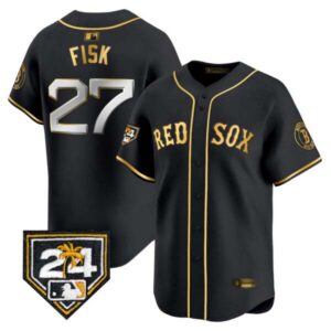 Men’s Boston Red Sox 2024 Spring Training Patch Vapor Premier Limited Jersey – All Stitched