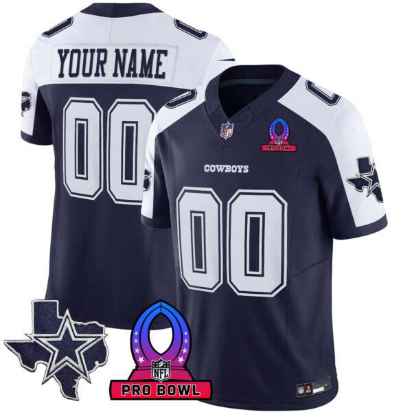 Cowboys 2024 Pro Bowl Patch Vapor Jersey – All Stitched