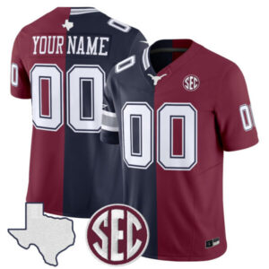 Dallas Cowboys x College Football’ Split Vapor Limited Custom Jersey – All Stitched