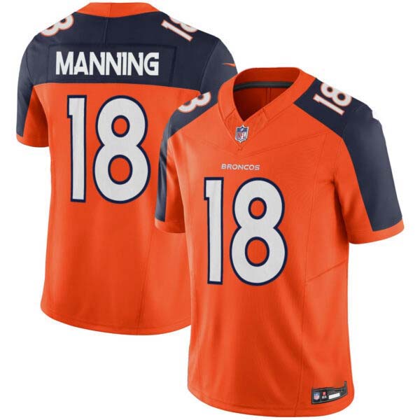 Men’s Alternate Denver Broncos Jersey – All Stitched