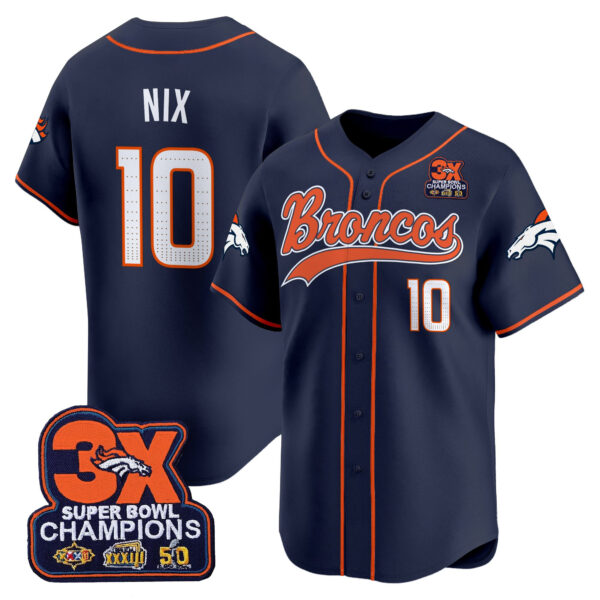 Men’s Denver Broncos 2025 Vapor Baseball Jersey – All Stitched