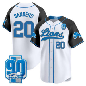 Men’s Detroit Lions 2025 Vapor Baseball Jersey – All Stitched