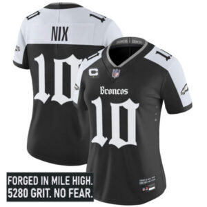 Women’s Denver Broncos ‘Gothic Mile High Shadows Edition’ Vapor Limited Jersey – All Stitched