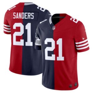 Deion Sanders Split Vapor Limited Jersey – All Stitched