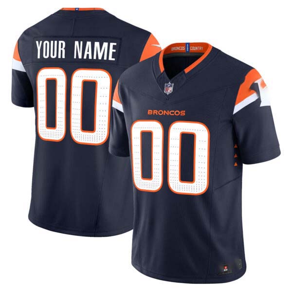 Denver Broncos 2024 Vapor Limited Custom Jersey – All Stitched
