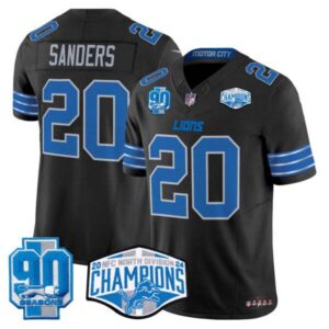 Men’s Detroit Lions 2024 NFC North Division Champions Patch Vapor Limited Jersey – All Stitched
