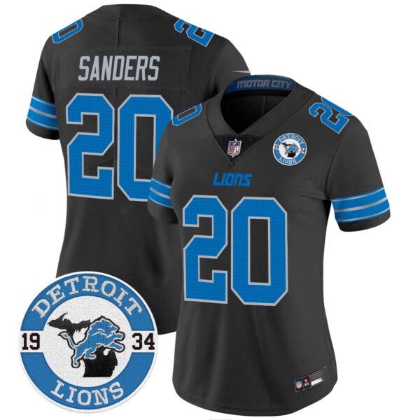 Women’s Detroit Lions 2024 Vapor Limited Jersey – Est. 1934 Patch – All Stitched