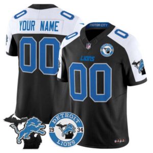 Detroit Lions 2024 Vapor Limited Custom Jersey – Est. 1934 Patch – All Stitched