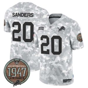 Men’s Detroit Lions 2024 Salute to Service Establishment Year Patch Vapor Limited Jersey – All Stitched
