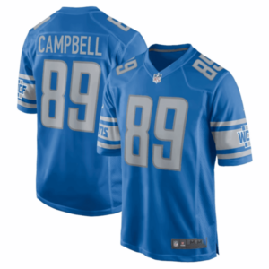 Dan Campbell Detroit Lions Retired Player Game Jersey – All Stitched