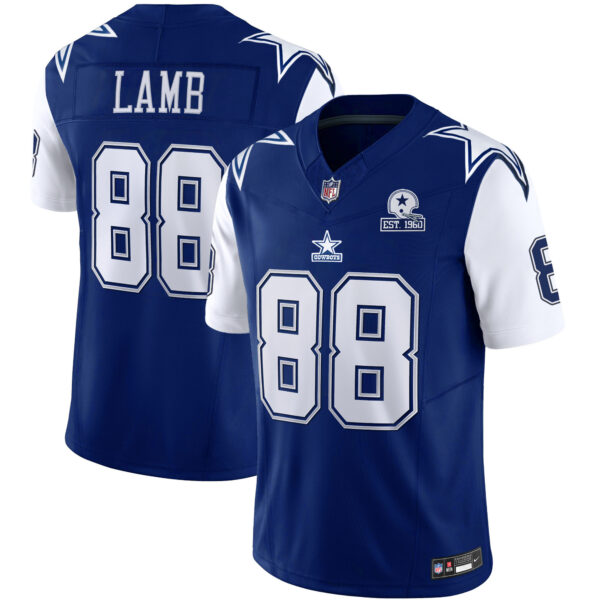 Men’s Cowboys Throwback Limited Vapor Jersey V2 – All Stitched