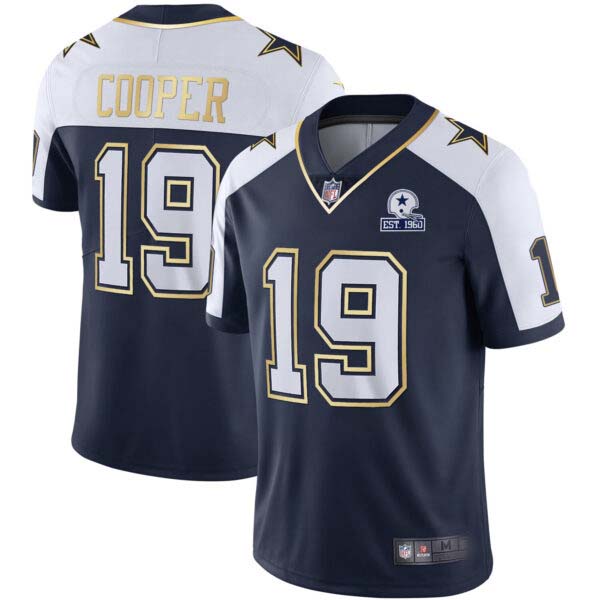 Men’s Cowboys Vapor Gold Jersey – All Stitched