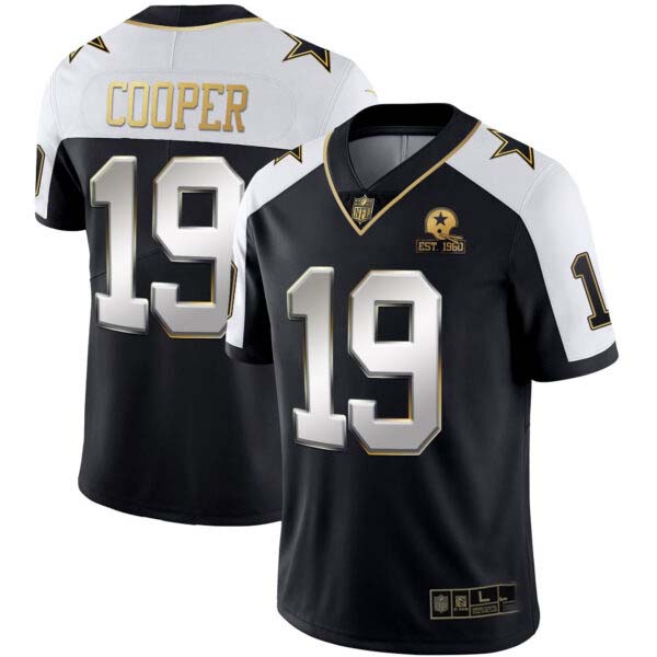 Men’s Cowboys Alternate Vapor Black Gold & Navy Gold Limited – All Stitched