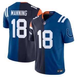 Peyton Manning Split Vapor Limited Jersey – All Stitched