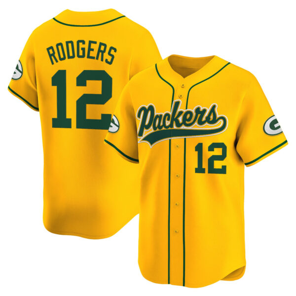 Men’s Green Bay Packers 2025 Vapor Baseball Jersey – All Stitched