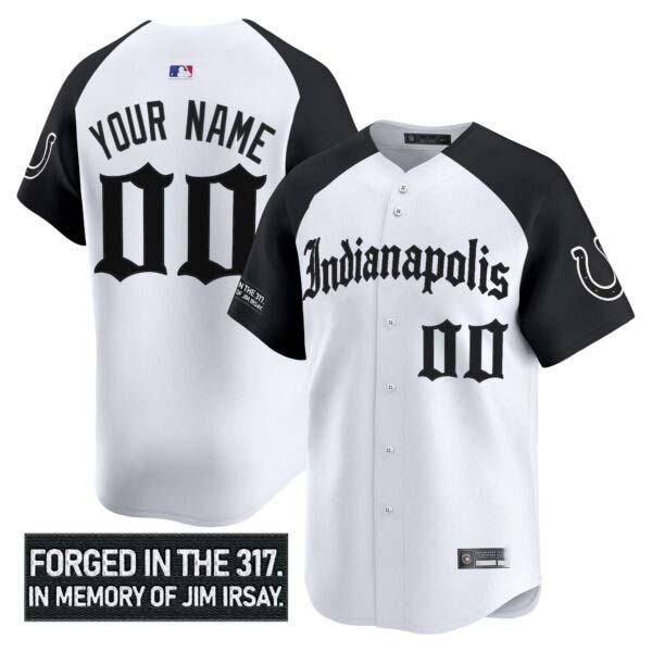 Indianapolis Colts ‘Jim Irsay Tribute’ Vapor Baseball Cutsom Jersey – All Stitched