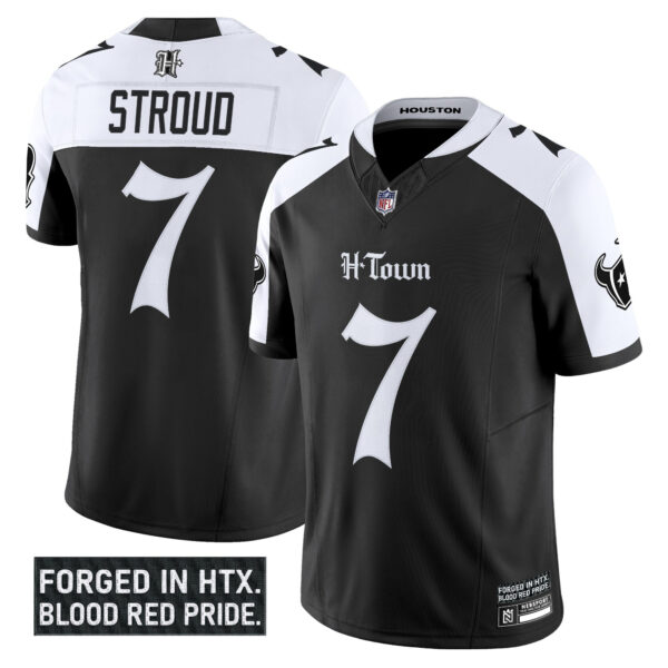 Men’s Houston Texans ‘Gothic Lone Star Shadows Edition’ Vapor Limited Jersey – All Stitched