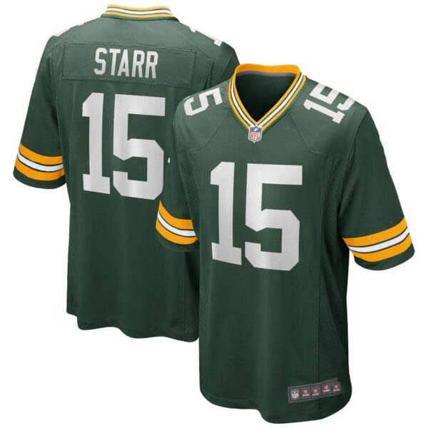 Bart Starr Green Bay Packers Green Jersey – All Stitched