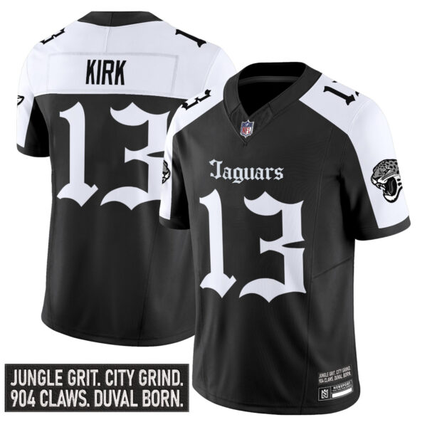 Men’s Jacksonville Jaguars ‘Gothic Duvall Shadows Edition’ Vapor Jersey – All Stitched
