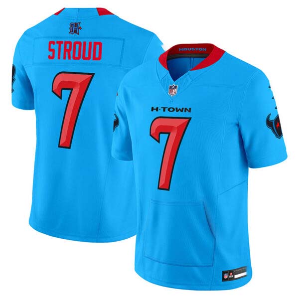 Men’s Houston Texans 2024 Vapor Hand Warmer Jersey – All Stitched