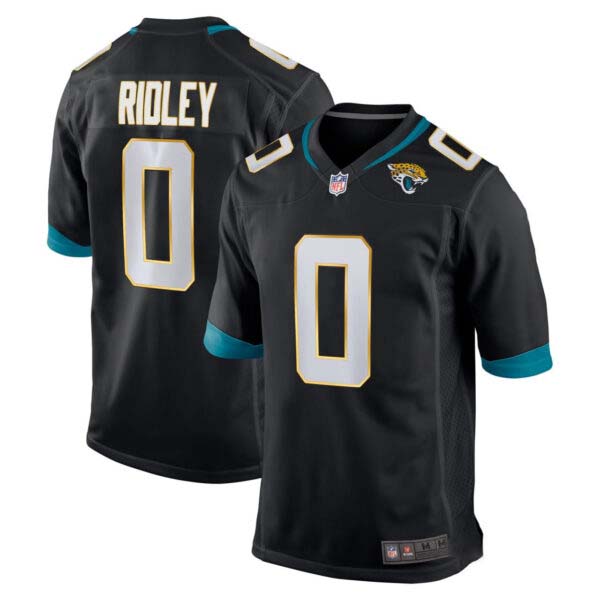Calvin Ridley Jacksonville Jaguars Black Gold Trim Jersey – All Stitched