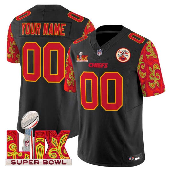 Chiefs Super Bowl LIX Style Vapor Limited Custom Jersey – All Stitched