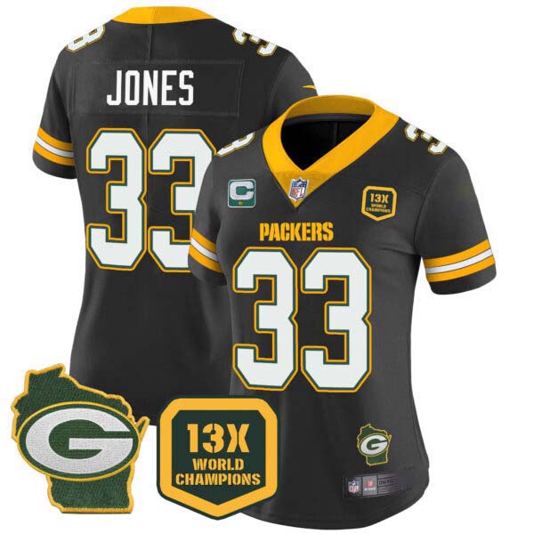 Women’s Packers 13 Time World Champions & Home Patch Vapo
