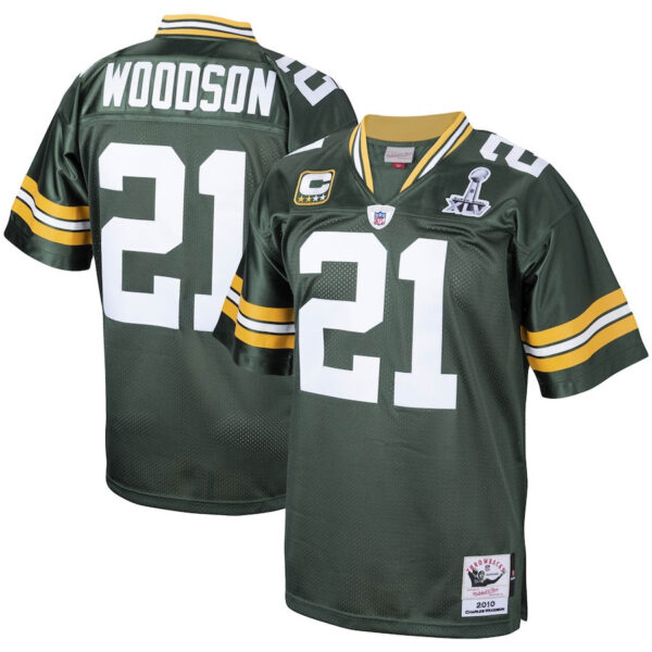 Charles Woodson Green Bay Packers Throwback Jersey – All Stitched
