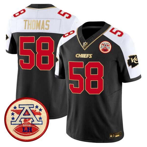 Men’s Chiefs 2024 Lamar Hunt Patch Vapor Limited Jersey – All Stitched