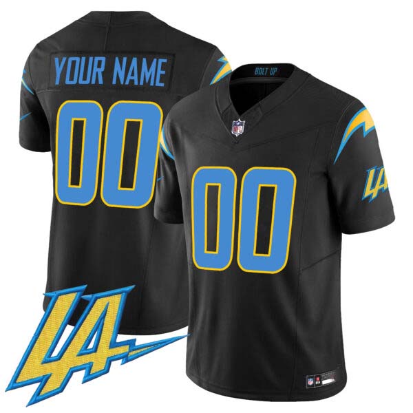 Chargers Vapor Limited Custom Jersey V2 – All Stitched