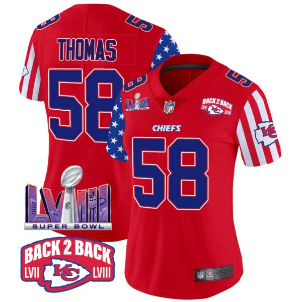 Women’s Chiefs American Style Vapor Limited Jersey – All Stitched
