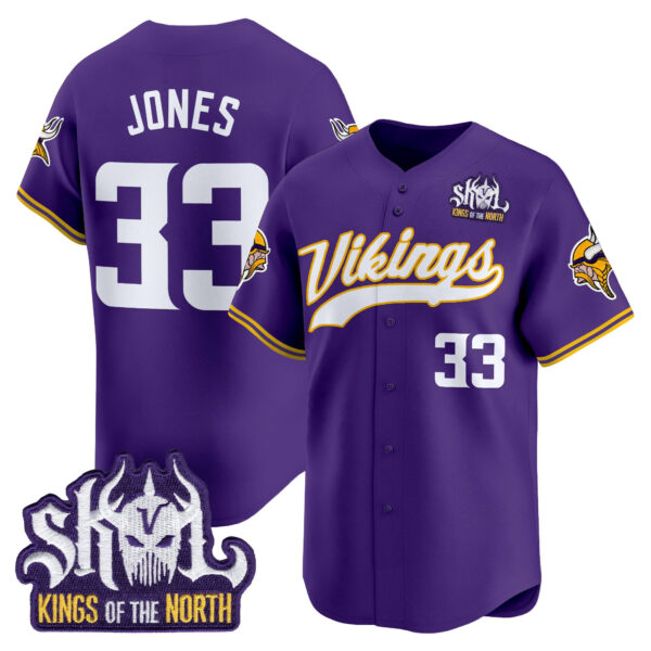 Men’s Minnesota Vikings 2025 Vapor Baseball Jersey – All Stitched